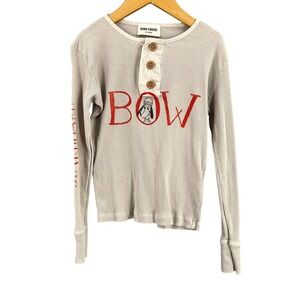 BOBO CHOSES Ribbed Henley Top‎ 4/5 Year Organic Cotton Nautical Boat Bow Stern